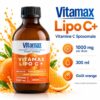 Flacon Vitamax Lipo C+ vitamine C liposomale 300 ml goût orange